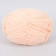 Пряжа Milk Cotton Телесный №07, хлопок с молочным акрилом для вязания, мягкая детская пряжа 50г/100м для вязания игрушек и одежды - изображение 3