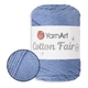 YarnArt Cotton Fair 4/4, Голубой №5583- хлопковая пряжа для вязания спицами и крючком, 50 г/80 м, 100% хлопок - изображение 1