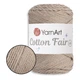 YarnArt Cotton Fair 4/4, Серо-бежевый №5515- хлопковая пряжа для вязания спицами и крючком, 50 г/80 м, 100% хлопок - изображение 1