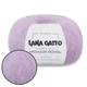 Lana Gatto Mohair Royal, Ніжно-бузковий №9369 - італійська пряжа кід мохер з нейлоном, 25г / 215м, тонка, для павутинок, ажурних виробів, светрів - зображення 1