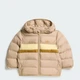 Детская куртка REGULAR PUFFER BLOCKING adidas KS1717 (104) бежевый (4069995376671) - изображение 1
