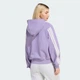 Жіноча толстовка ADIDAS KIT 3-STRIPES FULL ZIP adidas KV9882 (XS) фіолетовий (4068804609276) - зображення 2