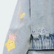 Жіноча джинсова куртка adidas CARE BEAR BOMBER adidas KQ6747 (XS) сірий (4068804800109) - зображення 5