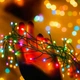 Гирлянда роса 2500LED 100м с пультом USB разноцветная для новогодней елки - изображение 2