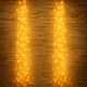 Светодиодная гирлянда Конский хвост 200 LED 2 метра USB тёплый свет 20 нитей для декора интерьера - изображение 1