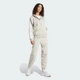 Жіноча толстовка Essentials 3-Stripes Full-Zip Fleece adidas JX7702 (S) бежевий (4068807338777) - зображення 3