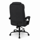 Офісне крісло з тканини Hanert Fabric Black + підставка для ніг - изображение 4