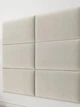 М’які настінні панелі beige 40×80 1 шт 4 см узголів’я для ліжка Бежевий (88343м) - зображення 1