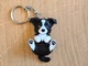 Брелок Бордер-Колі Рухомий Border Collie Dog Flexi Keychain 6 См 3Д Друк - зображення 1