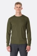 Футболка з довгим рукавом чоловіча Rab Force LS Tee, Olive (Olive), LRG - зображення 1