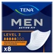 Урологічні прокладки для чоловіків Tena Men Active Fit Level 3 8 шт (7322540560602) - зображення 1