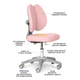 Дитяче крісло Mealux Sprint Duo Lite Pink (арт.Y-412 Lite KP) - изображение 4