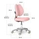 Дитяче крісло Mealux Sprint Duo Lite Pink (арт.Y-412 Lite KP) - изображение 5