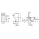Унитаз компакт Roca Ona Rimless 600х370 овальный, безободковый, белый (A342688000+A341681000+A801E22002) - изображение 3