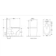 Унитаз компакт Mixxus Premium Ellipse-0402-T1 660х390 овальный, с сиденьем, белый (MP6592) - изображение 7