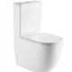 Унітаз компакт Devit Flow 630x390 овальний, з сидінням, білий (DFL0460211W) - зображення 2
