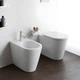 Унитаз под инсталляцию Laufen KARTELL 560x370 полукруглый, с сиденьем, белый (H8233370000001/H8913330000001) - изображение 2