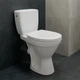 Унитаз компакт Mito (Cersanit) 704 Cersania SimpleOn 011 3/6 675x355 округлый, с сиденьем, белый (CCKZ1015011894) - изображение 1