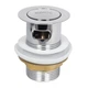 Донный клапан Britc SS37of Click-Clack 1 1/4" для умывальника, хром глянцевый - изображение 1