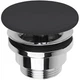 Донный клапан Simas Wave PLCE Click-Clack 1 1/4" для умывальника, антрацит матовый - изображение 1