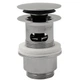 Донный клапан OMP Hotellerier Clicker Click-Clack 1 1/4" для умывальника, хром матовый (8530.360.5.Х) - изображение 1