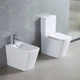 Унітаз компакт Devit Flow Square 610x365 прямокутний, з сидінням, білий (DFL2170211W) - зображення 4