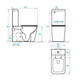 Унитаз компакт Koller Pool Kvadro Smart Tornado 3/6 л с сиденьем микролифт, белый глянцевый (1882560199) - изображение 3