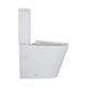 Унитаз компакт Q-tap Presto Quadro 650x340 овальный, с сиденьем, белый (QT24221215AW) - изображение 3