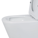 Унитаз компакт Q-tap Presto Quadro 650x340 овальный, с сиденьем, белый (QT24221215AW) - изображение 4