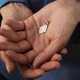 Серебряная подвеска "Хамса" 132188 Онікс - изображение 2