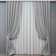 Комплект штор VR-Textil Лен Мешковина 100х270 2шт и Тюль 300х270 867ш-115т светло-серый с белым 71-060/1 - изображение 1