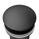 Донный клапан Koer PW-07-05 1 1/4'' Сlick-Сlack для умывальника, черный матовый (KR5785) - изображение 2