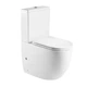 Унитаз компакт Mixxus Premium Ellipse-0401-T1 630x390 овальный, с сиденьем, белый (MP6467) - изображение 2