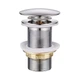 Донный клапан Champion POP-UP-02 Click-Clack 1 1/4" для умывальника, хром глянцевый (CH0364) - изображение 1