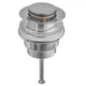 Донный клапан Zerix BV-04 Click-Clack 1 1/4" для умывальника, хром глянцевый (ZX6021) - изображение 1