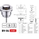 Донный клапан Zerix BV-04 Click-Clack 1 1/4" для умывальника, хром глянцевый (ZX6021) - изображение 8