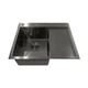 Кухонна мийка Mixxus MH6350L 630x500 нержавіюча сталь, урізна, чорний (3,0/0,8) (MI7045) - зображення 3