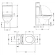 Унитаз компакт Qtap Arvin Ultra Quiet 3/6 л с сиденьем микролифт, белый глянцевый (QTARV27W49259) - изображение 2
