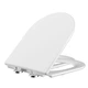 Унитаз компакт Mixxus Bevel-0407-T1 630х350 овальный, с сиденьем, белый (MI6690) - изображение 7