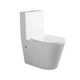Унитаз компакт Mixxus Bevel-0404-T3 660х360 овальный, с сиденьем, белый (MI6726) - изображение 4