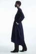 Сукня жіноча COS asymmetric gathered-waist midi dress 1194527002 S Темний синій - изображение 3
