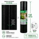 Агротканина Agreen 100 г/м² 3.2х50м чорна A100232 - изображение 2