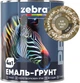 Эмаль-грунт Zebra PROF 1302 17-0620 0.8 кг Aloe (4823048033696) - зображення 2