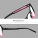 Очки компьютерные Blue Blocker 45% для мужчин и женщин KINGSEVEN 745 Gradient Pink 45 - изображение 2