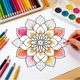 Раскраска-антистресс Relaxing Mandala для взрослых — книга с мандалами для творчества и отдыха - изображение 2