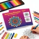 Раскраска-антистресс Relaxing Mandala для взрослых — книга с мандалами для творчества и отдыха - изображение 3