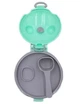 Молоковідсмоктувач Ручний Zimeitu Manual Massag 2в1 соска для годування Білий та Контейнер Жабка Бірюзовий v-13532 - зображення 7