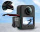 Захисний силіконовий чохол PULUZ PU783B для DJI Osmo 360 з кришкою об'єктива, чорний - зображення 4