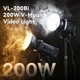 Видеосвет Ulanzi VL-200Bi 200W Bi-color 2700-6500K Черный 211x126x154 мм - изображение 7