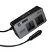 Автомобільний інвертор Hoco Z66 200W (2*AC 220V, PD30W+QC3.0, DC12V) Чорний - зображення 5